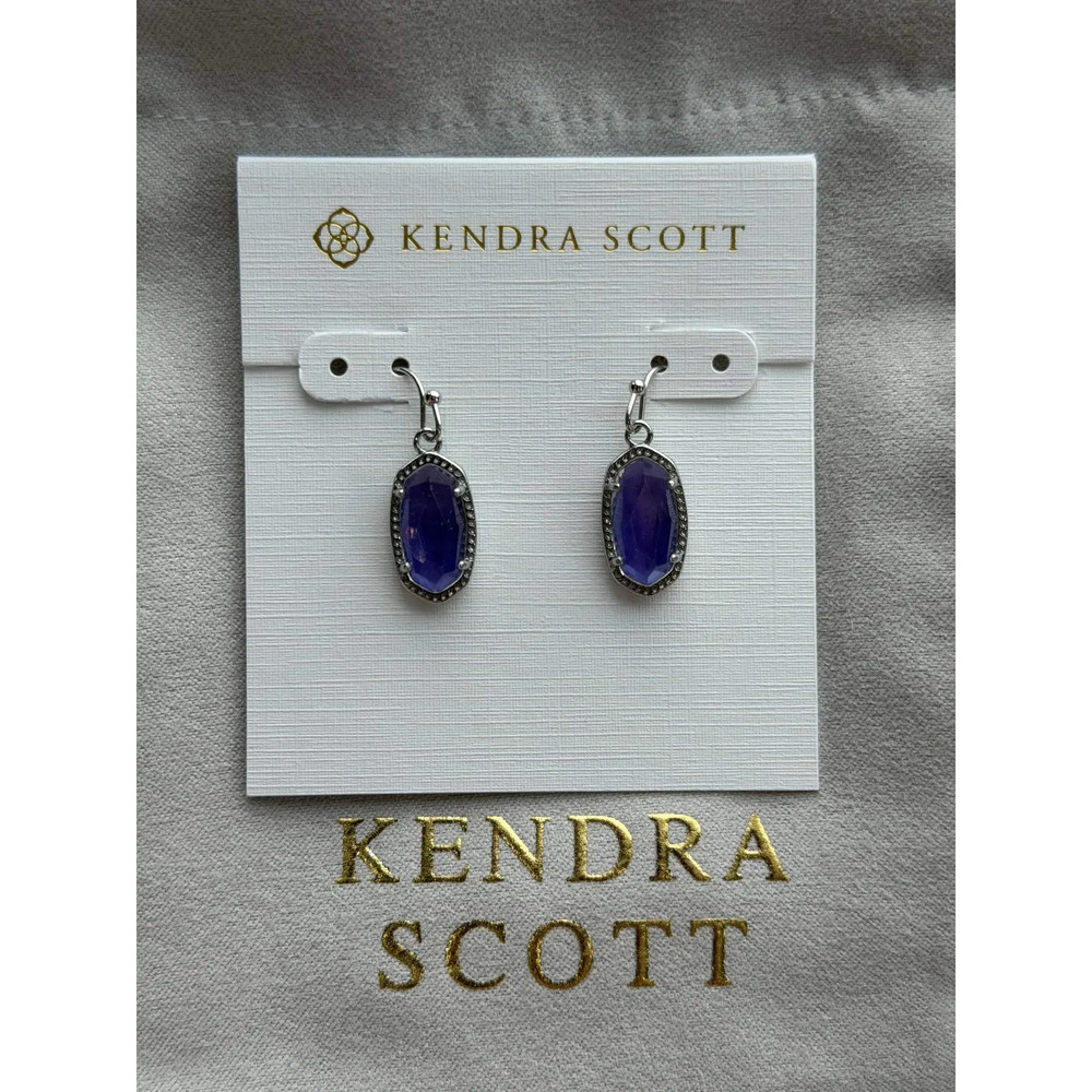 Kendra Scott Blue Teardrop Earrings